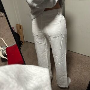 white jeans